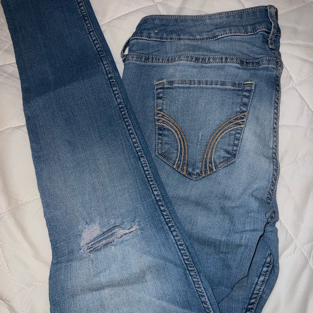 Hollister ripped jeans